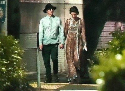 森星さんと伊勢谷さんのツーショット画像