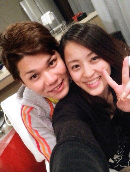 坂本選手と田中理恵さんの画像